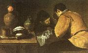 Diego Velazquez Two Men at a Table oil painting